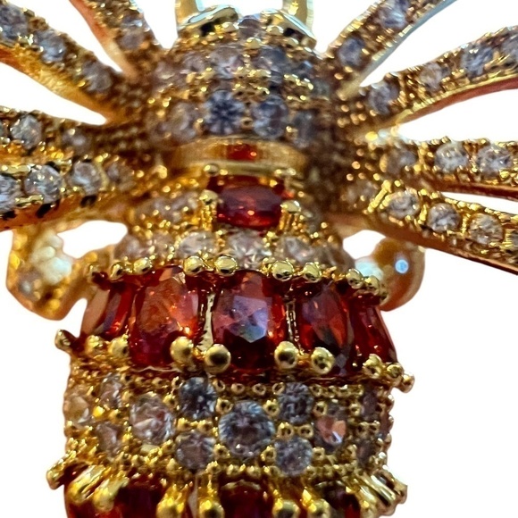 EYE CANDY LA Luxe 18K Goldplated Crawler Spider Adjustable Ring - NWT - Picture 4 of 11